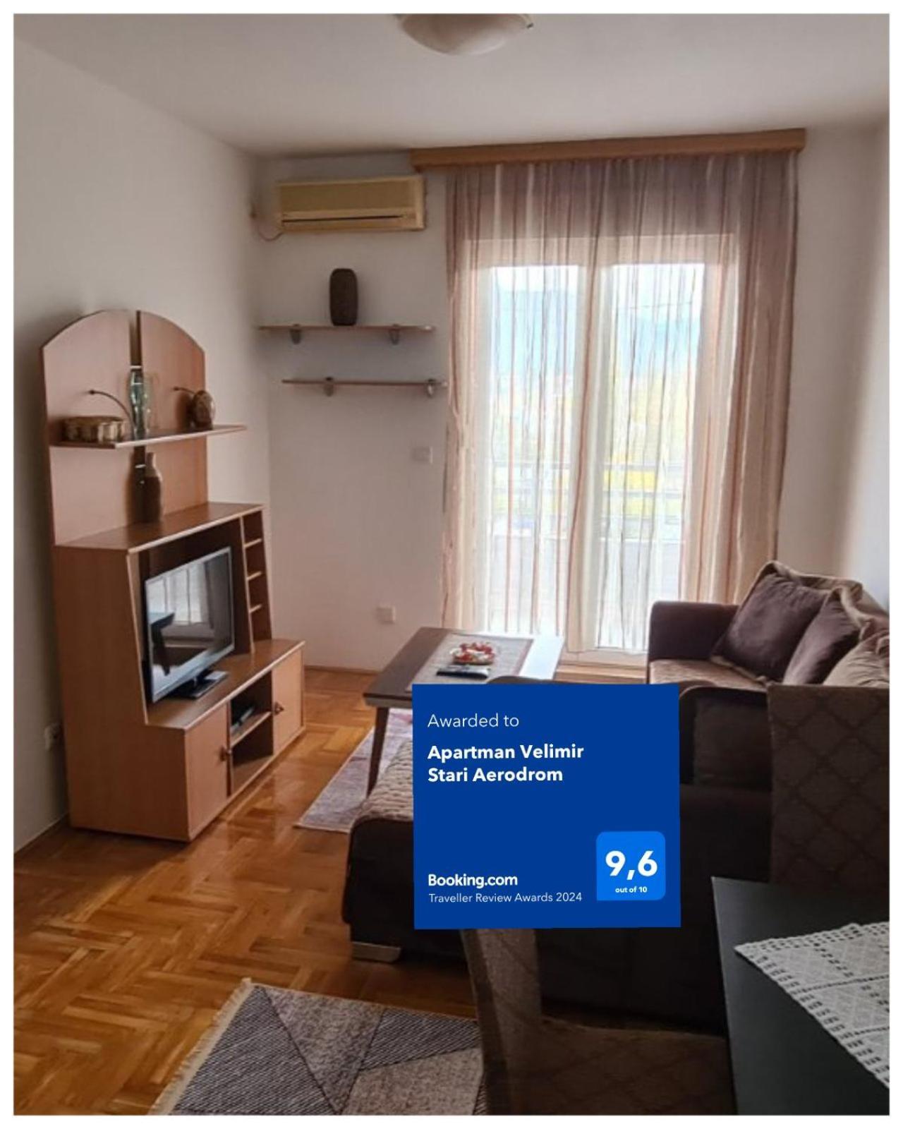 Apartman Velimir Stari Aerodrom Podgorica Exteriör bild