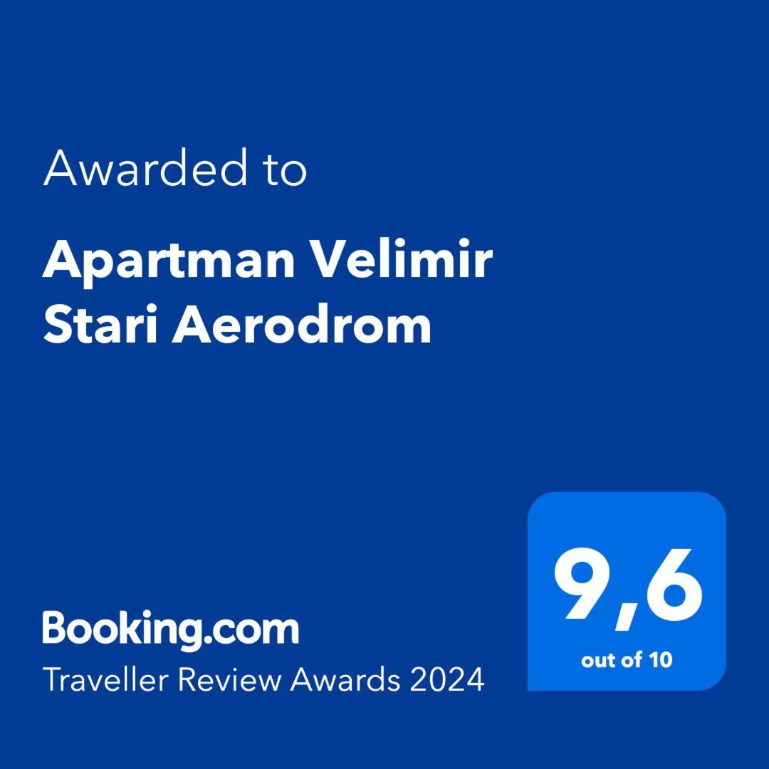 Apartman Velimir Stari Aerodrom Podgorica Exteriör bild